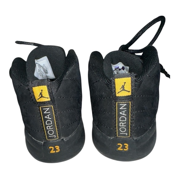 Air Jordan 12 Retro toddler “Black Taxi" sneakers size 7C - Picture 3 of 7